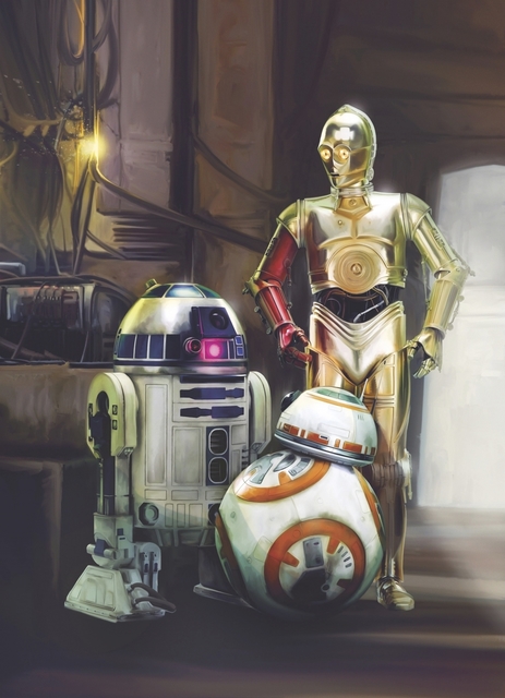 スター ウォーズ フィギュアしゃべる 動く 光る 映画 冷蔵庫 グッズ R2 D2とbb 8 楽しい ミニチュア フィギュアの世界